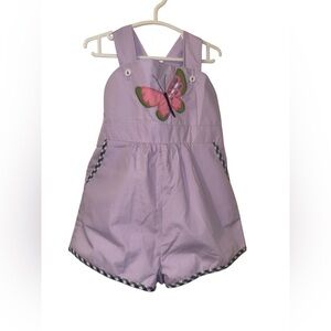 TBBC The Beaufort Bonnet Company Lavender Romper NWT 2T